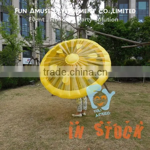 new design water fun PVC lemon fruit pool float for sale