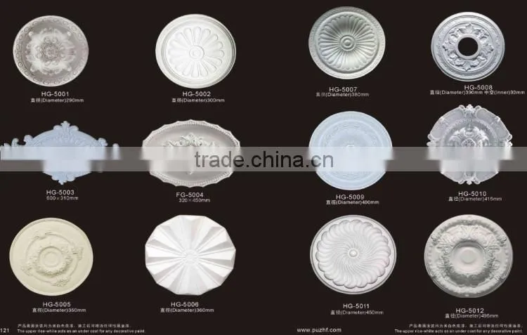 PU ceiling moulding/Home & interior decorative moulding/ pu lamp holder