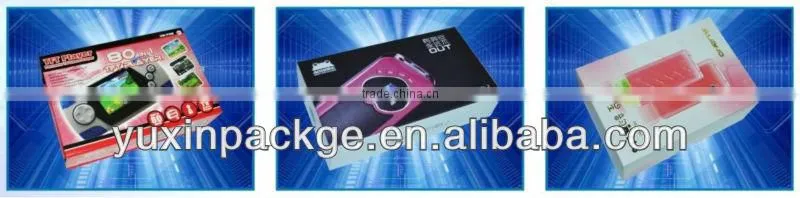 2013 new design folding gift paper packing box with paper tray insert