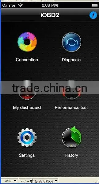 iOBD2 Diagnostic Tool for Iphone By Wifi OBD2 Code Scanner Newest