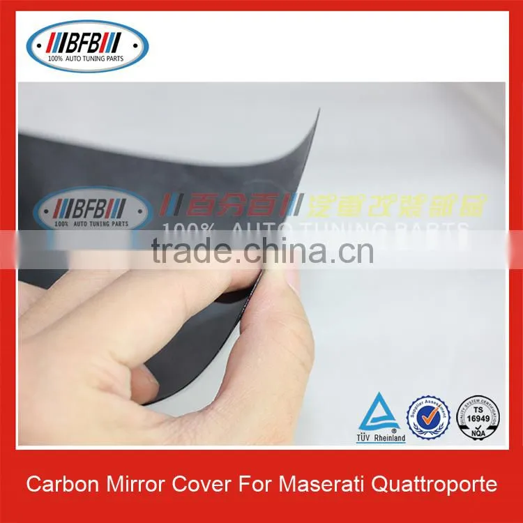 Auto Carbon Side Mirror Cover Stick On For Maserati Quattroporte/Ghibli