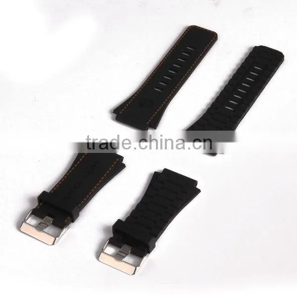 custom rubber strap for watch,24mm silicone watch strap