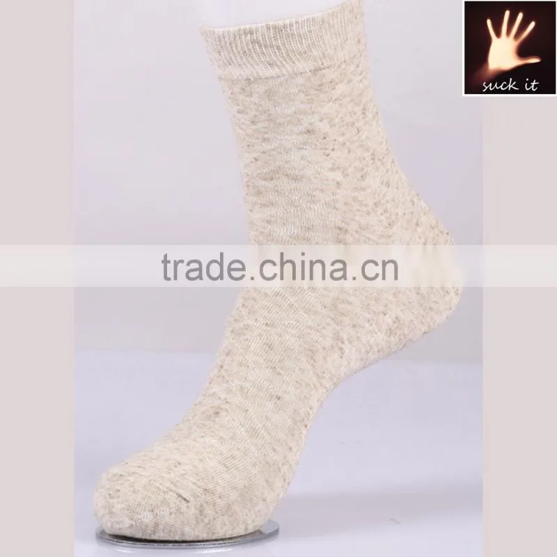 summer men linen socks of thin tube flax absorbent