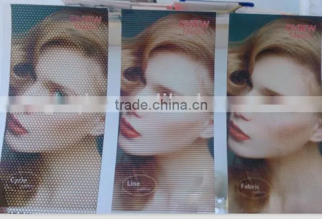 High Quality Double Sides Vision Film/Perforated Two Way Vision Film/Glass Sticker
