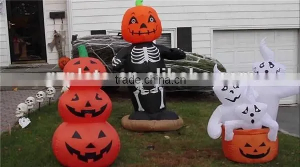 Halloween pumpkin costume/attractive pumpkin model/ inflatable mascot for decoration