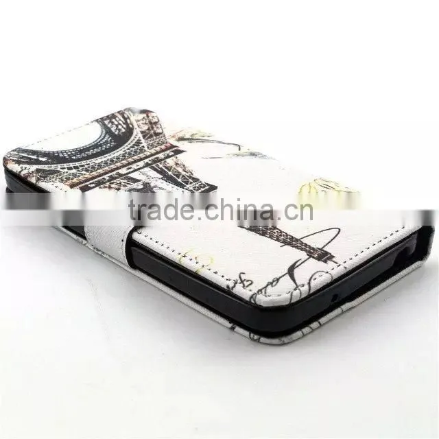 Color Print Slim Wallet Leather Case Cover For Asus Zenfone 5