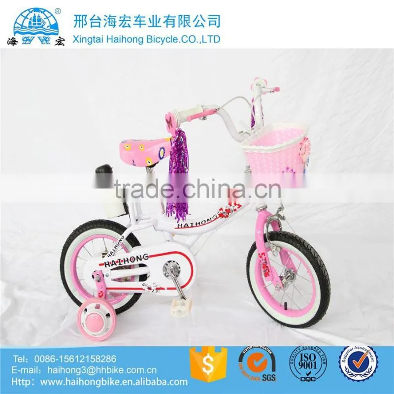 Safe and attractive three wheels baby bicycle with ISO9001