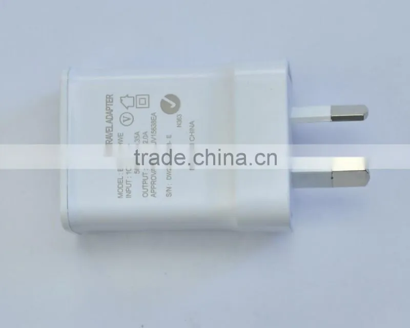 Power adapter 5v 2a US EU AU UK plug 5v travel charger fast charging
