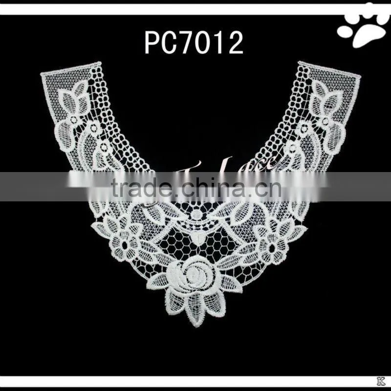 long polyester lace collar for lady front dress(PC7007)