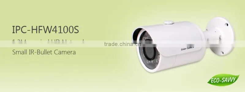 2015 original Dahua DH-IPC-HFW4100S multi-language 1.3MP Network IP Camera IR Full HD 1080P English POE bullet camera