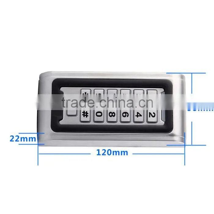 standalone rfid door access control IP68 waterproof (JYA-H600EM-W )