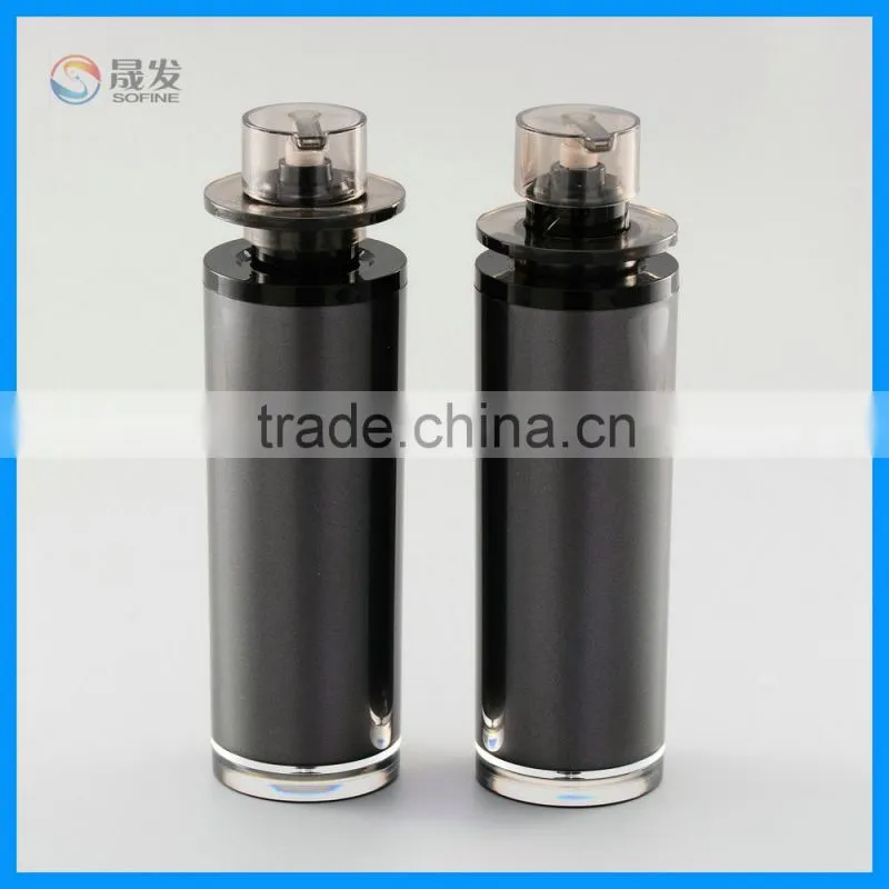 Rotate cap cosmetic lotion pump bottle