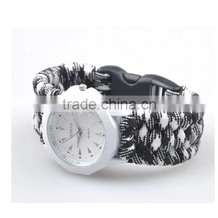 550 paracord bracelet with watch, paracord bracelet with firefighter, paracord bracelet with logo