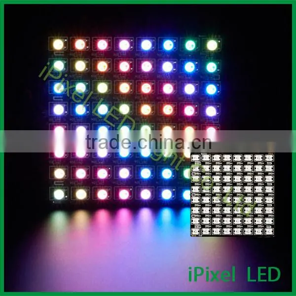 256pixels Non- waterproof DC5V 2812b bendable led matrix