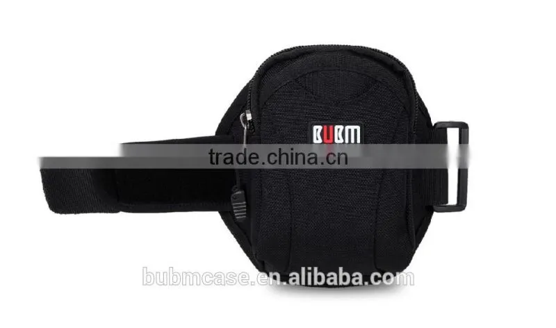 Black Running Sport Armband Recreational Runner Wrist Bag for 4.3" Gym Mobile Phone Arm Holder for Iphone 5s Galaxy S4 HTC ONE