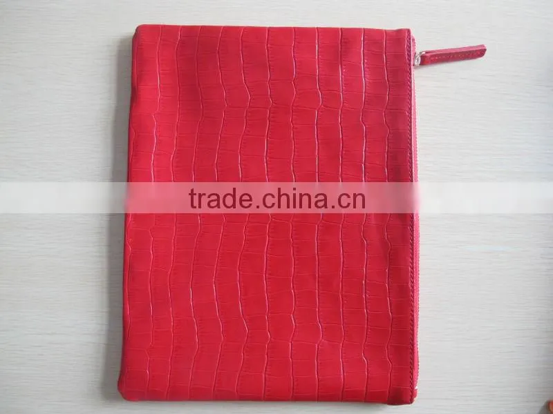 2014 latest design clutch for men or women ,leather croco clutch