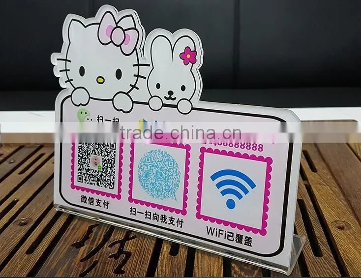 skill-screen acrylic table top nameplate display stand
