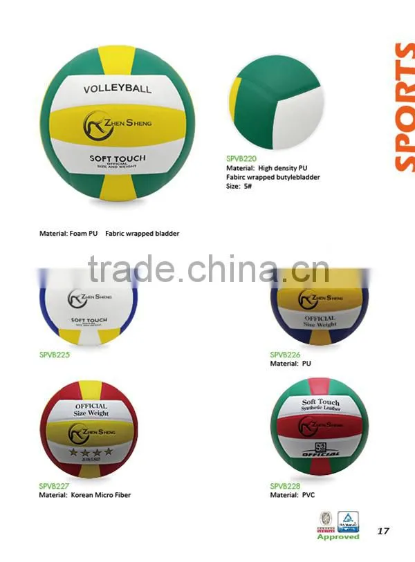 Zhensheng official size weight volleyball