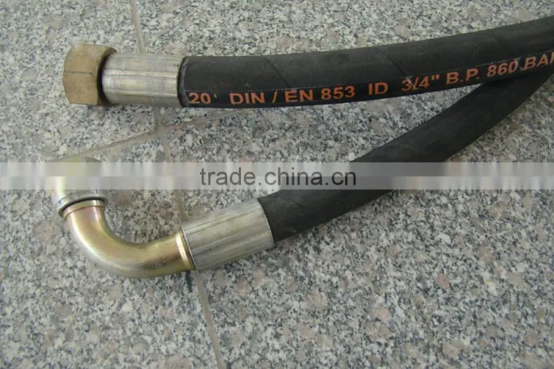 Fabric Cover high pressure use Hydraulic Hose for russia