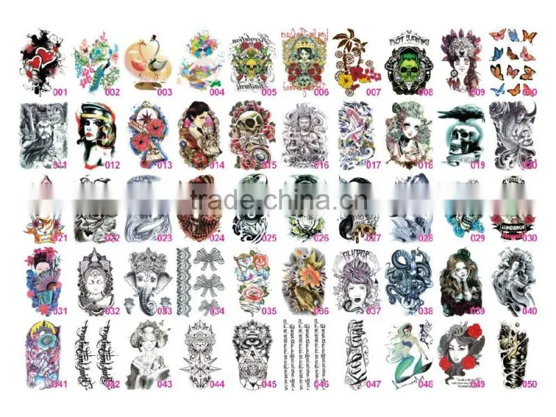 colorful body art customize sweets temporary confectionery tattoo