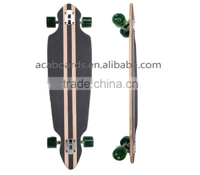 41inch Drop Through Led Wheels Longboard Skateboard