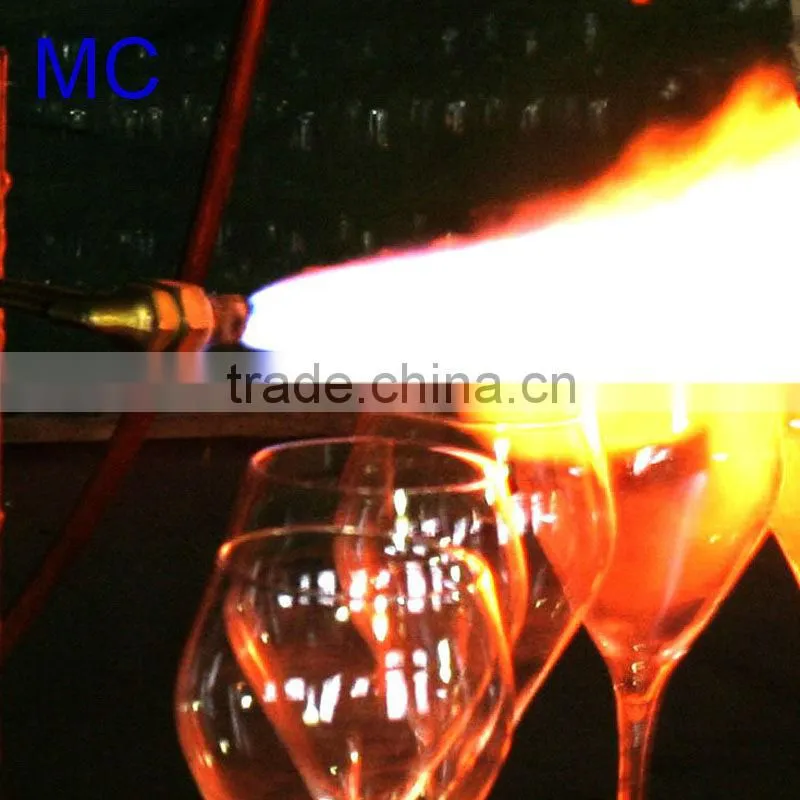 Handmade clear martini glass