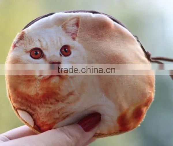 Hot Selling Lovely Cat-people Fabrics Unisex Coin Wallet Wholesale ZTCW-0031