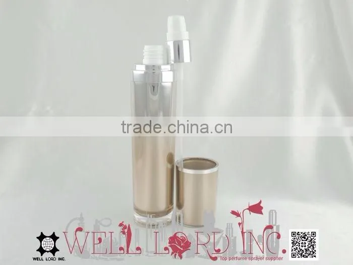 80ml useful golden MS cylinder refillable lotion pump