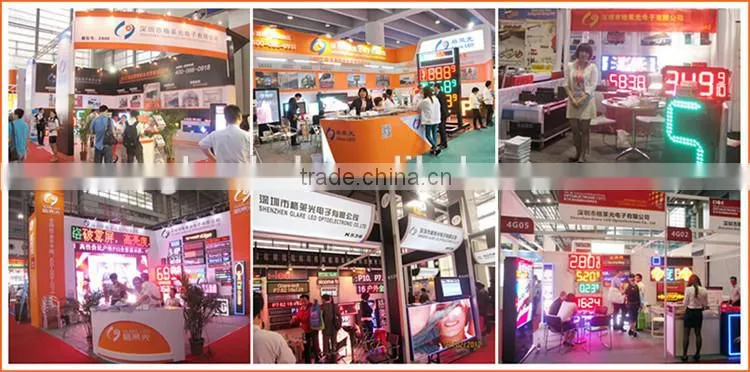P10 red led programmable scrolling sign