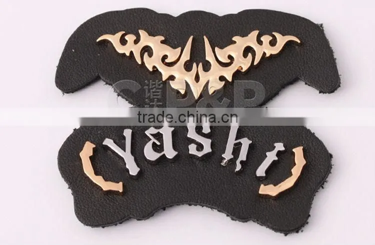 2015 china supplier high quality leather clothing label
