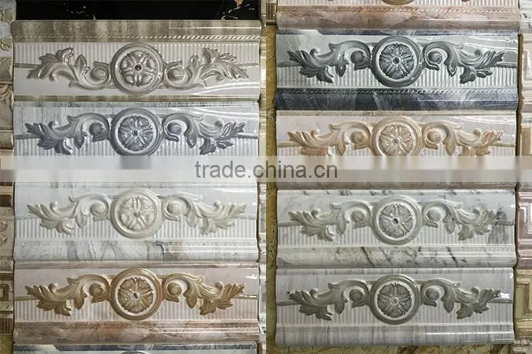 80X250 marble design ceramic bathroom decorative wall tile border