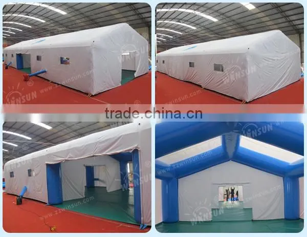 Large waterproof inflatable tent for MEDICAL EMERGENCY
