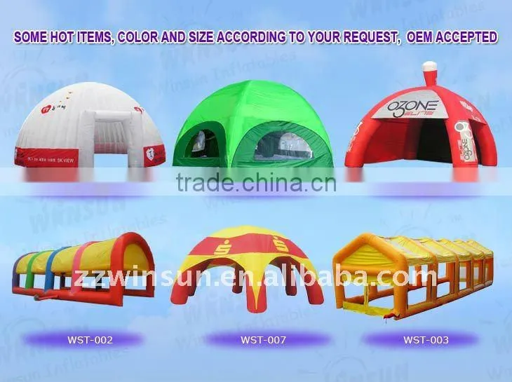 Certified by US or CE black 5m diameter inflatable planetarium tent used outdoor inflatable tent for kids