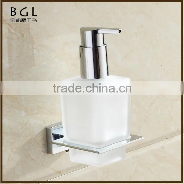 20738A square design wall-mounted zinc alloy soap dispenser bathroom accessories