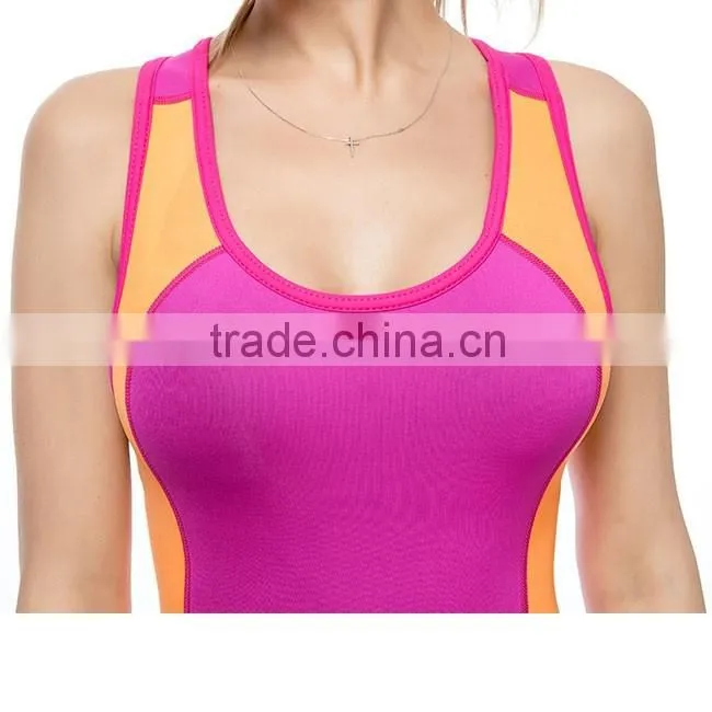 2016 new design Neoprene slimming lady yoga bodysuit