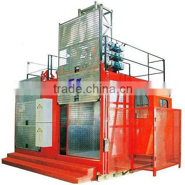 Supply New China SC100, 1t, 10 passengers, Building Hoist/Elevator/Lifter