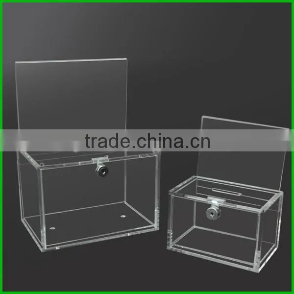 High Clear Charity Donation Box