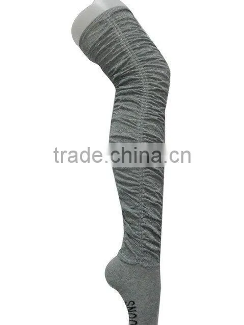 Women's silver lurex stockings