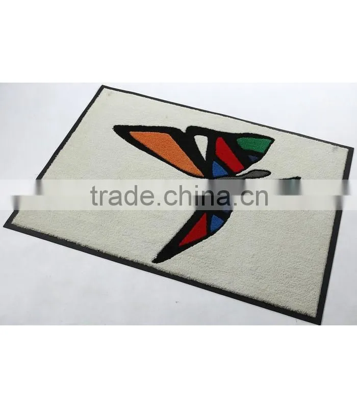 Custom 100% Nylon Antiskidding Mildew Proof Logo Mat For Outdoor