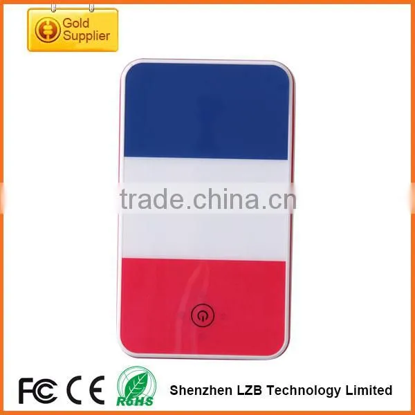 New arrival fashionable world cup promotion gifts best hot selling powerbank, recharge powerbank