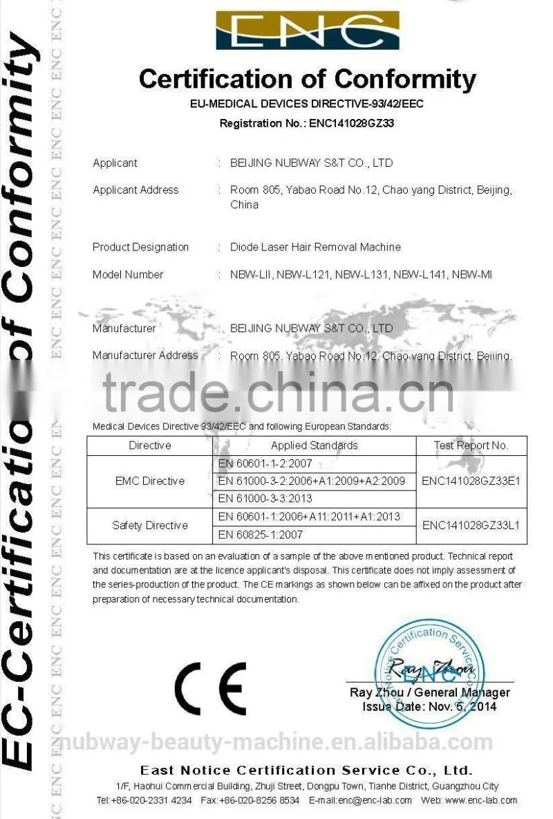 Durable Laser Bar !!! Diode Laser Hair Removal Made In Germany With CE Approval