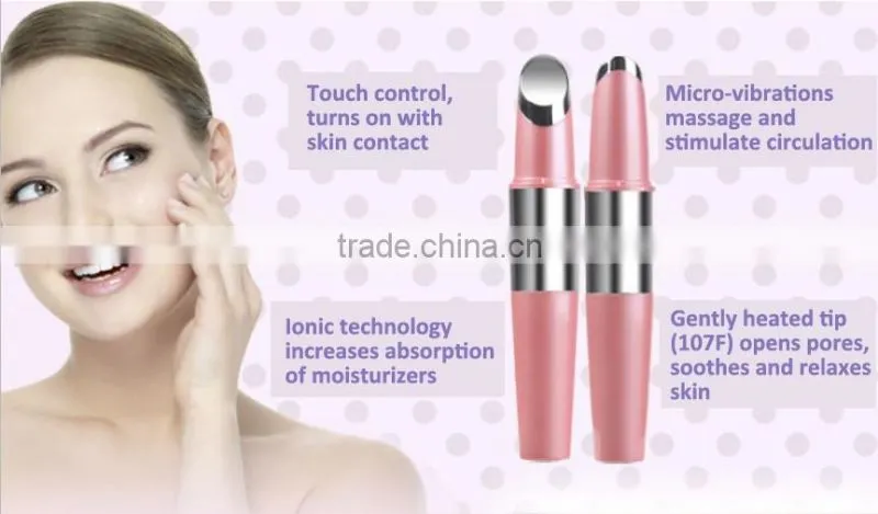 Handheld Iontophoresis portable beauty equipment anti wrinkle face massager
