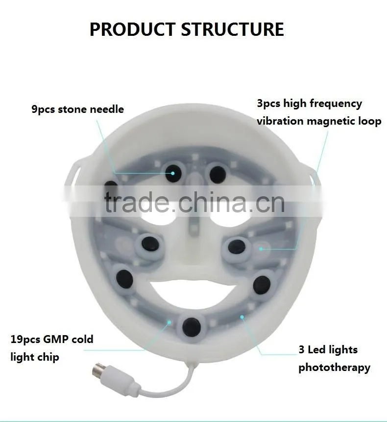 skin rejuvenation pdt led face chromotherapy mask