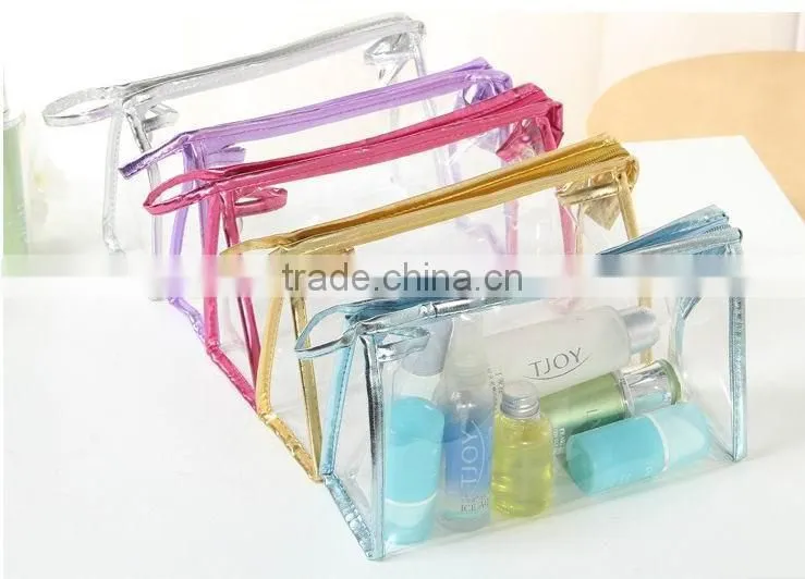 Colorful Plastic Cosmetic Bag /PVC Make Up Bag /PVC Cosmetic Bag