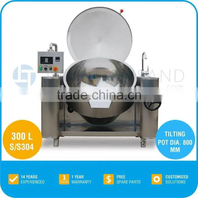 2017 New Style Industrial Cooking Pot with 300 L, Dia. 900 MM, 25 Kw