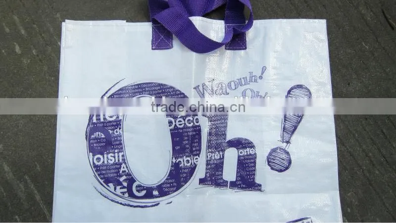 Full printing lovely shopping bags for fair
