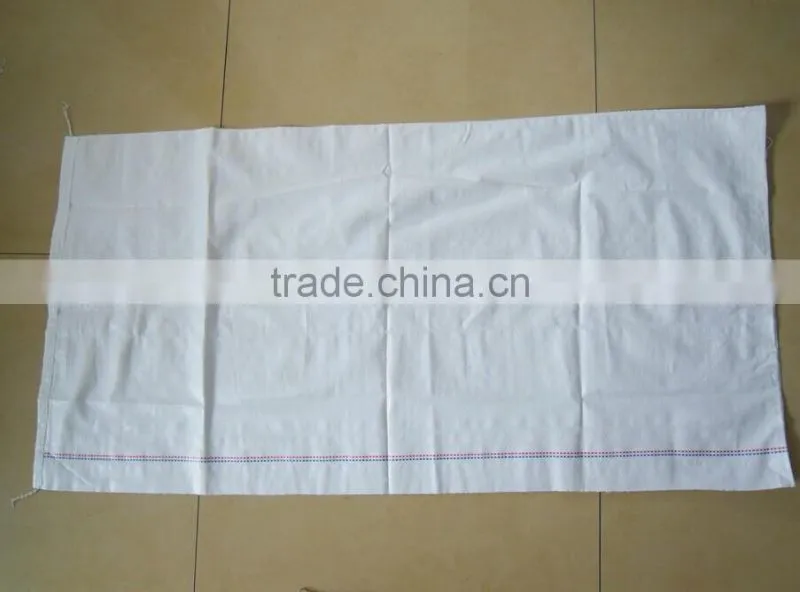 polyproplene Material pp woven bag,100% raw material ,packing for rice ,flour ,sugar ,agricultural solid