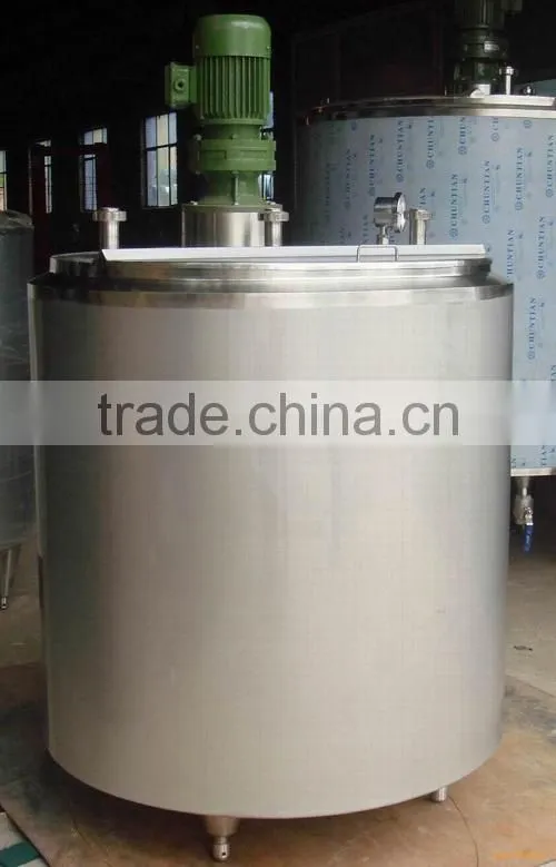 stainless steel cooling and heating tank / agitor tank / mixing tank / jacket tank