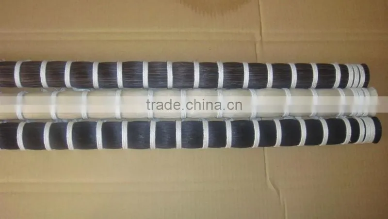 most popular black horse tail extension low price Cheap horse tail hairs supplier