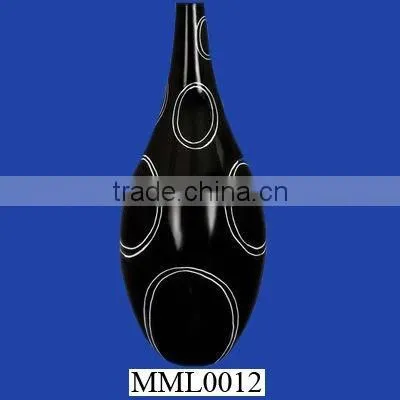 Egyptian Resin Small Vase Pharaoh Design